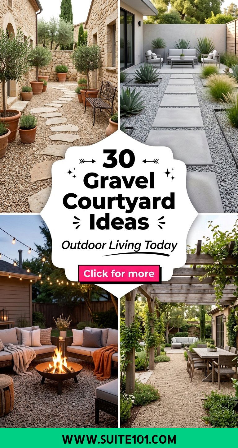 30 Gravel Courtyard Ideas for Stylish Outdoor Living Today - 30 Gravel Courtyard Ideas for Stylish Outdoor Living Today