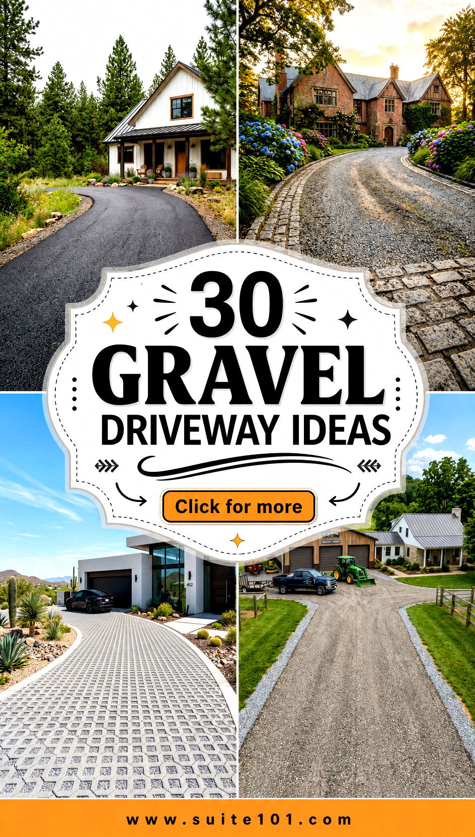 30 Gravel Driveway Ideas That Boost Curb Appeal Instantly - 30 Gravel Driveway Ideas That Boost Curb Appeal Instantly