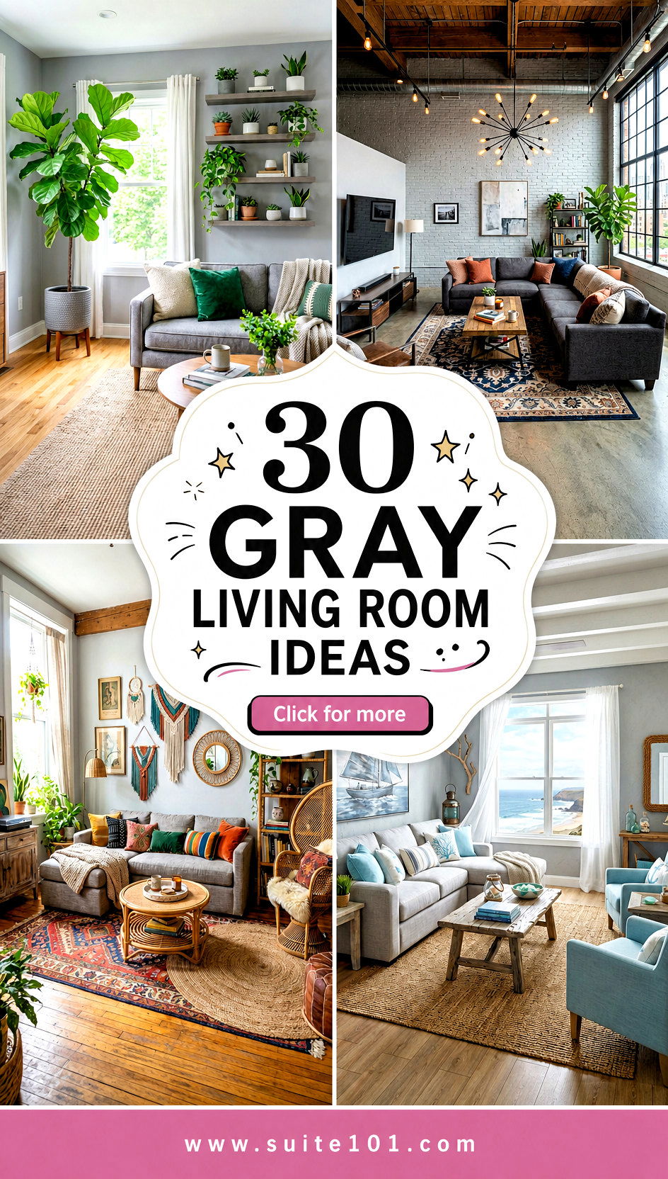 30 Gray Living Room Ideas That Look Stylish and Cozy Today - 30 Gray Living Room Ideas That Look Stylish and Cozy Today