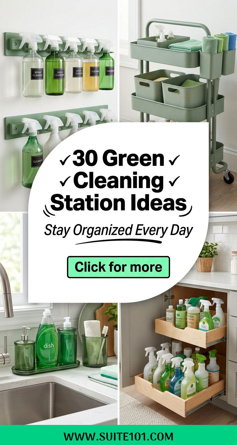 30 Green Cleaning Station Ideas to Stay Organized Every Day - 30 Green Cleaning Station Ideas to Stay Organized Every Day