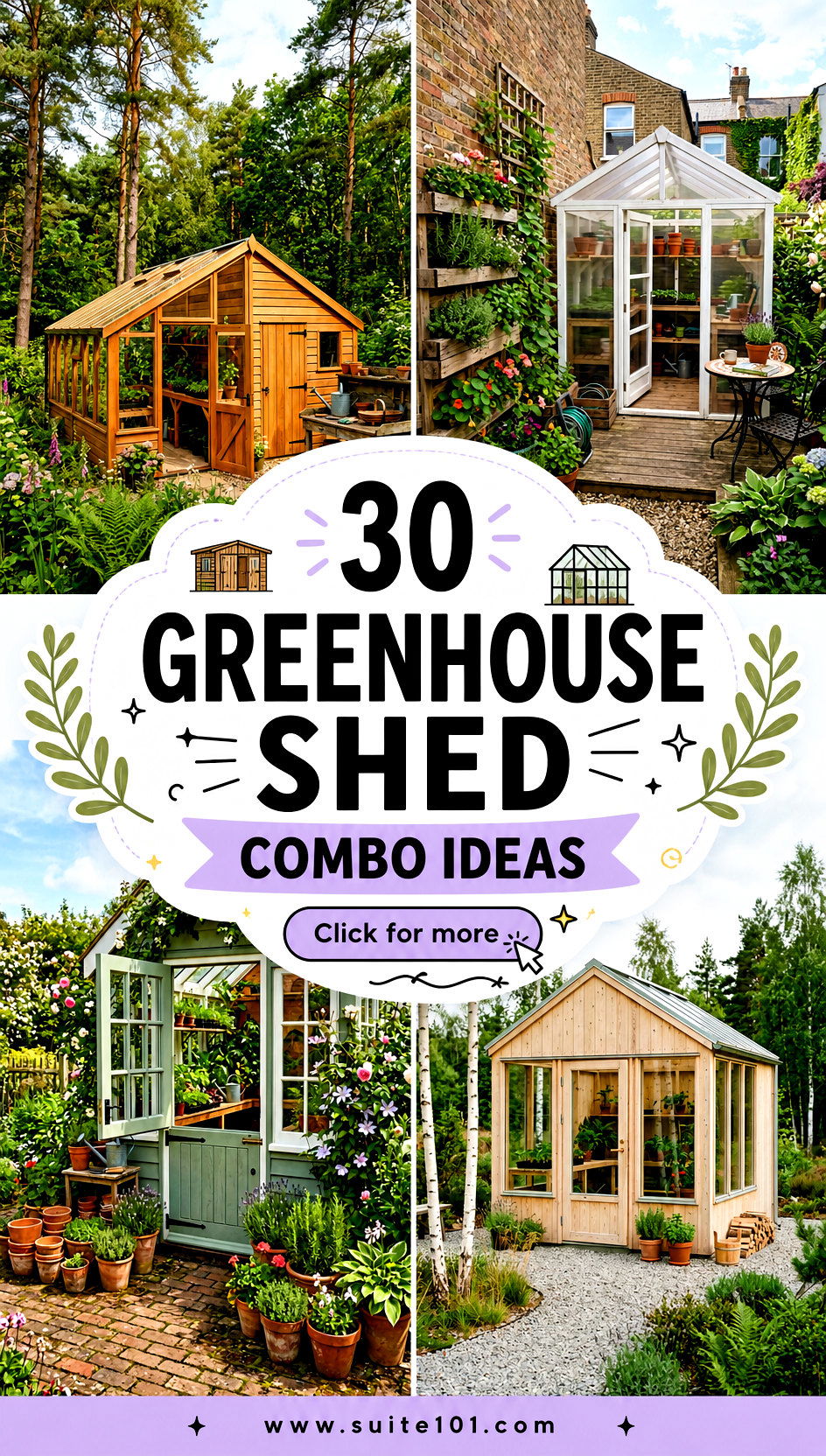 30 Greenhouse Shed Combo Ideas for Smarter Backyard Growing - 30 Greenhouse Shed Combo Ideas for Smarter Backyard Growing