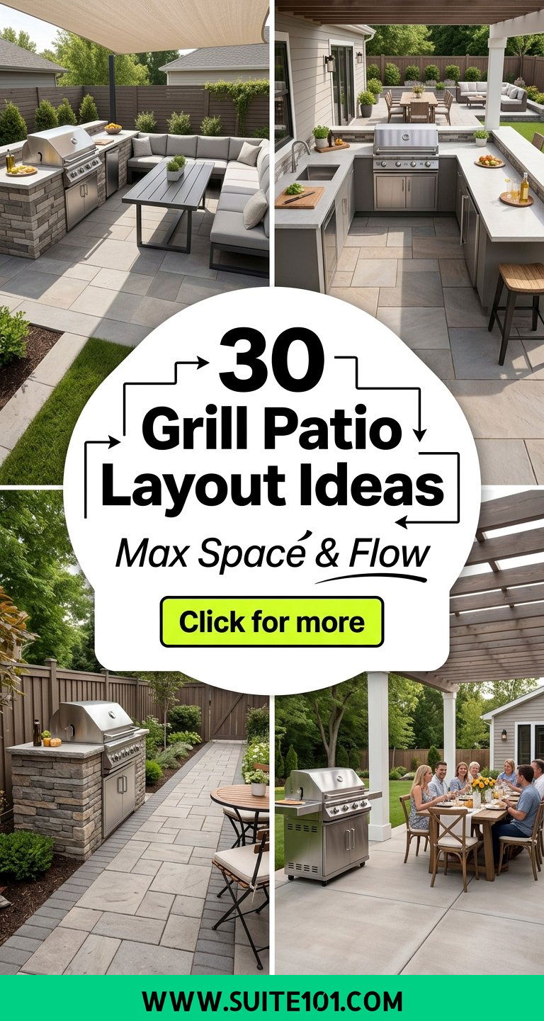 30 Grill Patio Layout Ideas to Maximize Space and Flow Easily - 30 Grill Patio Layout Ideas to Maximize Space and Flow Easily