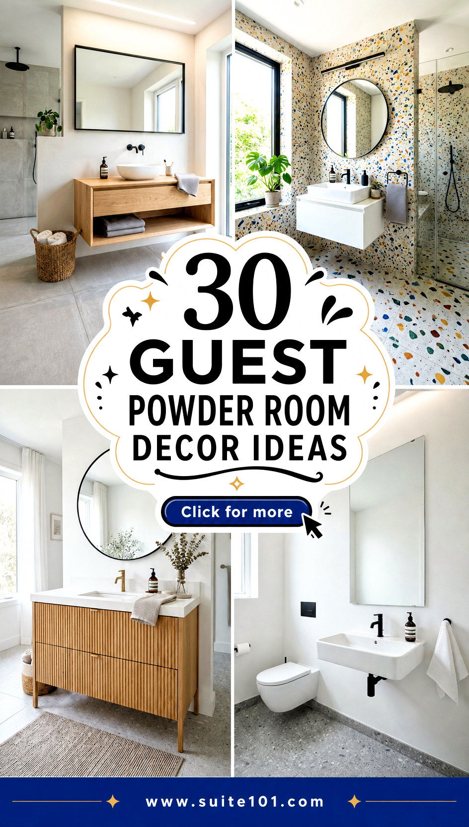 30 Guest Powder Room Decor Ideas for Instant Guest-Wow Every Time - 30 Guest Powder Room Decor Ideas for Instant Guest-Wow Every Time