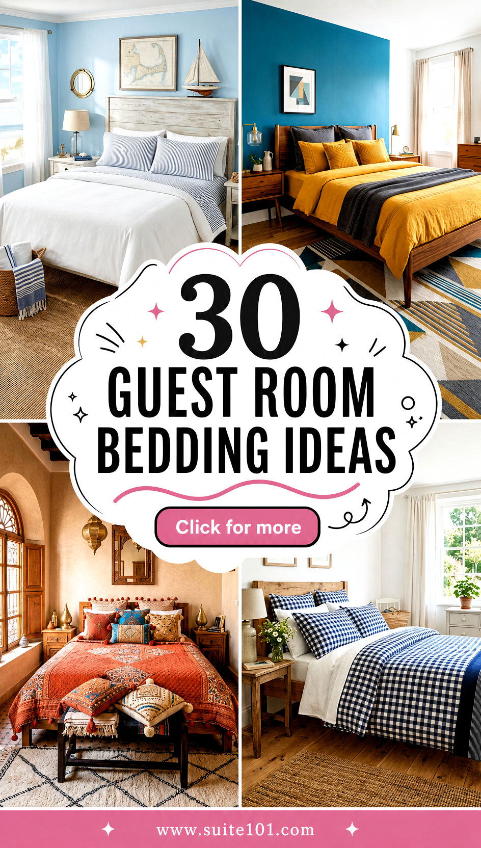 30 Guest Room Bedding Ideas for Cozy Hotel-Style Sleep - 30 Guest Room Bedding Ideas for Cozy, Hotel-Style Sleep