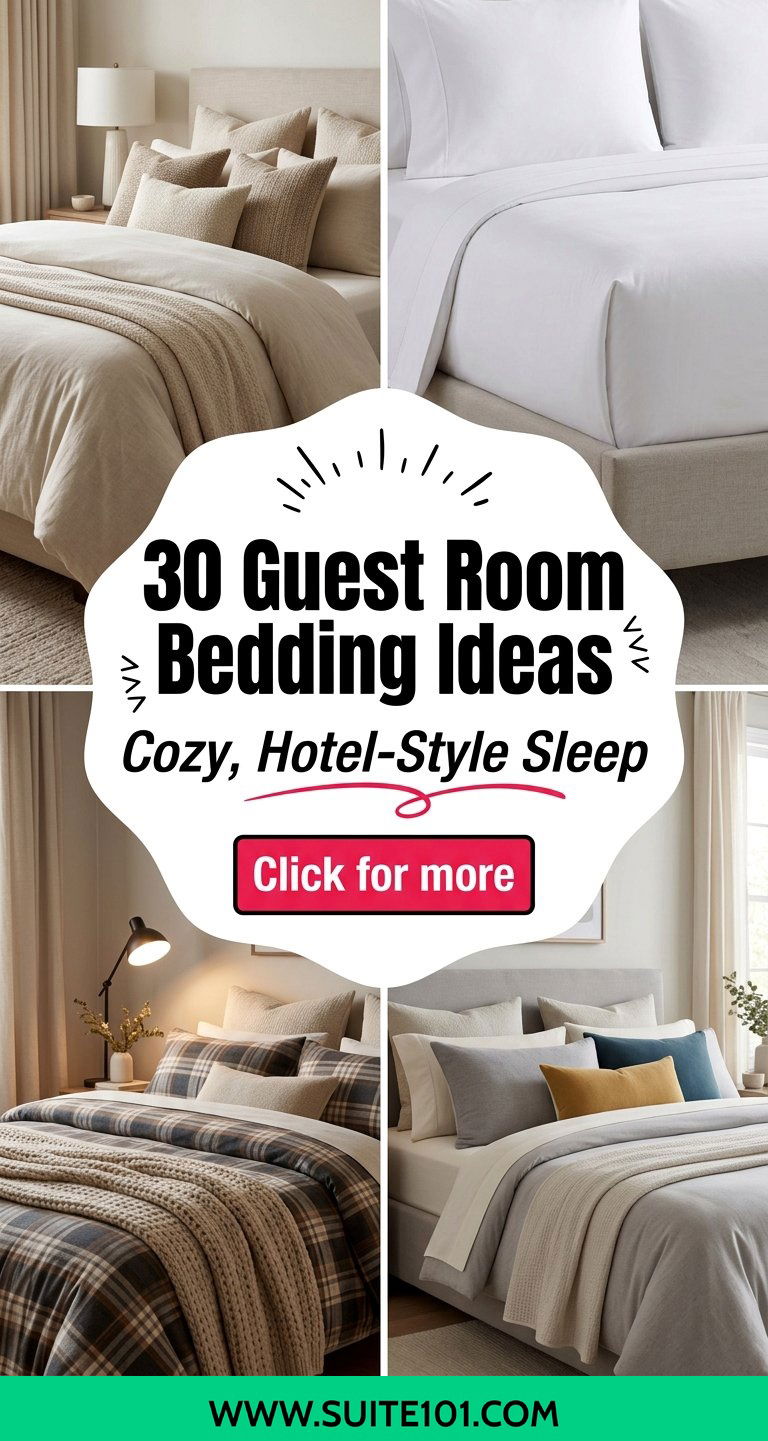 30 Guest Room Bedding Ideas for Cozy Hotel-Style Sleep - 30 Guest Room Bedding Ideas for Cozy, Hotel-Style Sleep