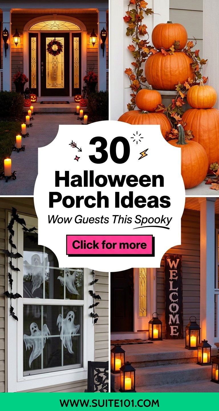 30 Halloween Porch Ideas to Wow Guests This Spooky Season - 30 Halloween Porch Ideas to Wow Guests This Spooky Season