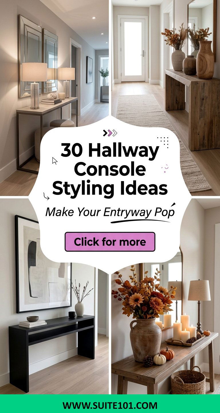 30 Hallway Console Styling Ideas to Make Your Entryway Pop - 30 Hallway Console Styling Ideas to Make Your Entryway Pop
