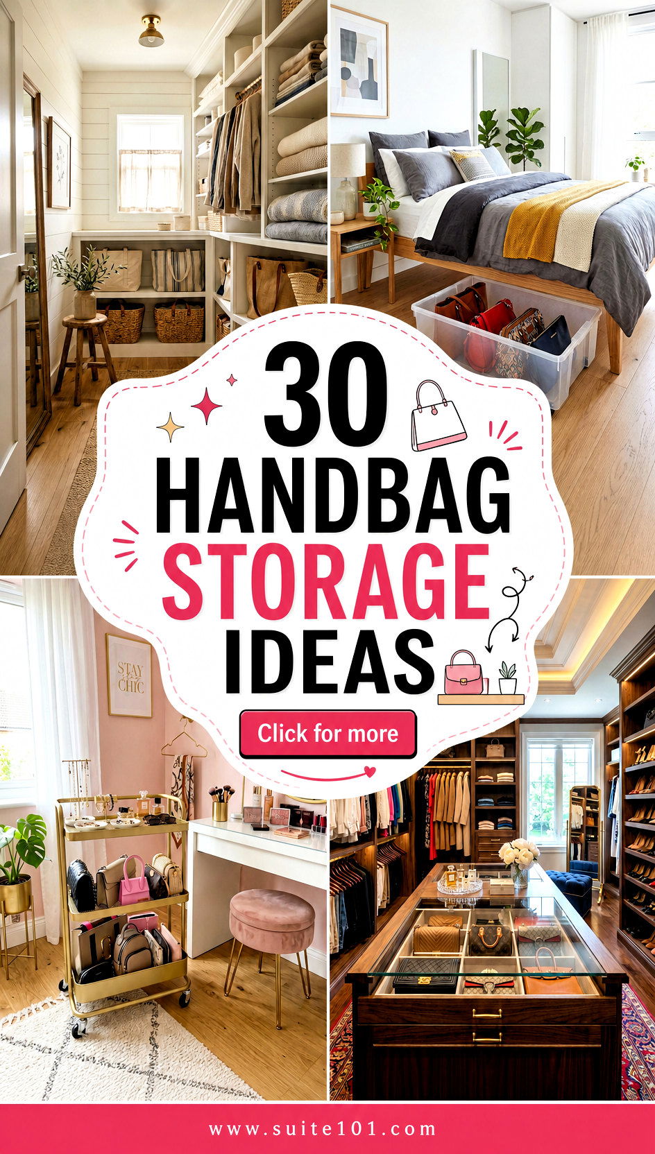 30 Handbag Storage Ideas to Tidy Your Closet in Style Fast - 30 Handbag Storage Ideas to Tidy Your Closet in Style Fast