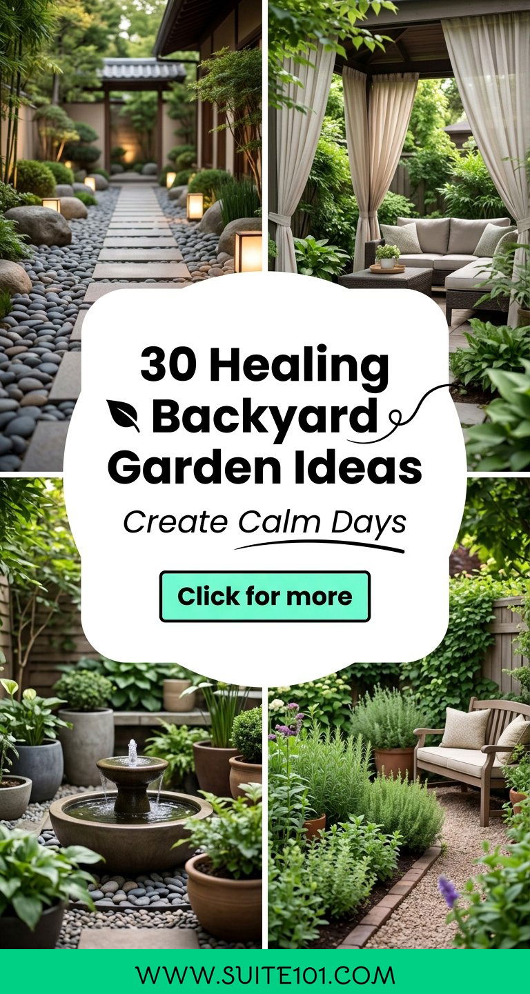 30 Healing Backyard Garden Ideas to Create Calm Greener Days - 30 Healing Backyard Garden Ideas to Create Calm, Greener Days