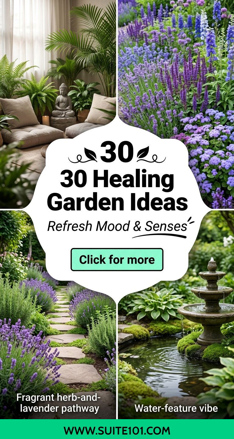 30 Healing Garden Ideas to Refresh Your Mood and Senses - 30 Healing Garden Ideas to Refresh Your Mood and Senses