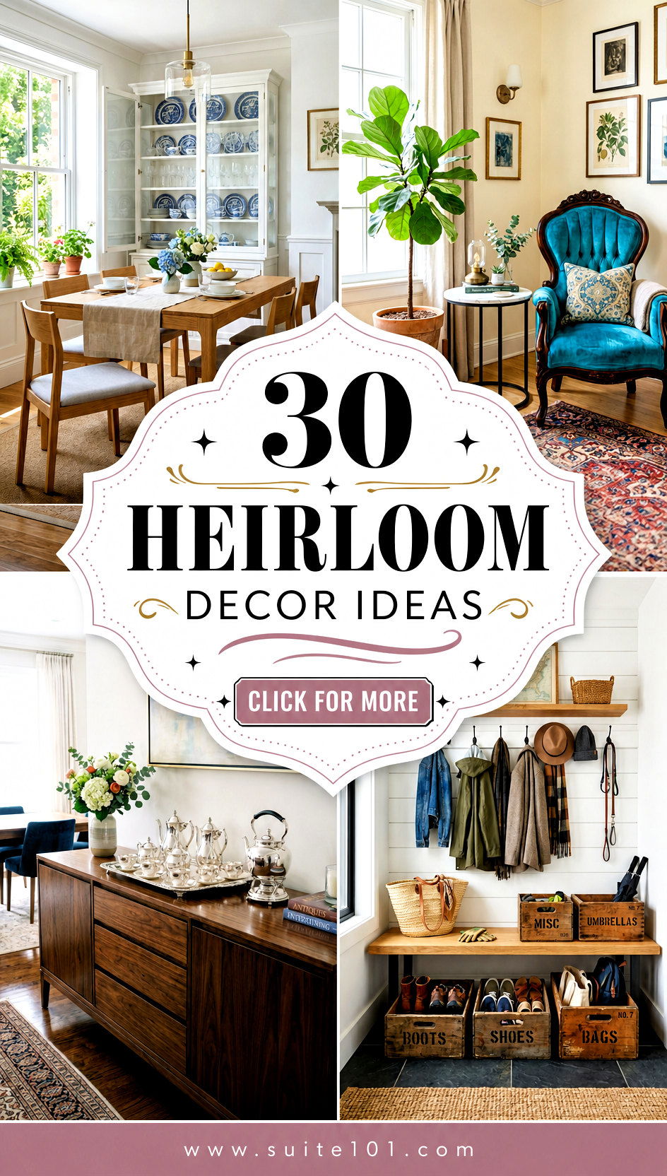 30 Heirloom Decor Ideas to Add Vintage Charm with Meaning - 30 Heirloom Decor Ideas to Add Vintage Charm with Meaning