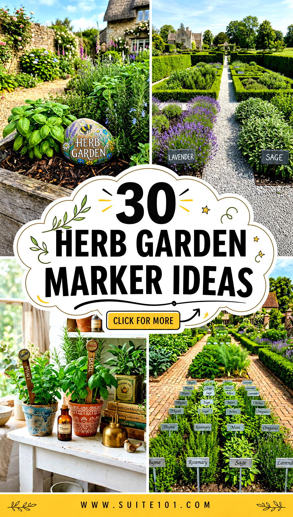 30 Herb Garden Marker Ideas to Label Plants Beautifully - 30 Herb Garden Marker Ideas to Label Plants Beautifully