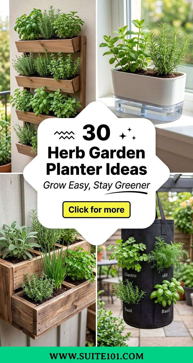30 Herb Garden Planter Ideas for Easier Greener Growing - 30 Herb Garden Planter Ideas for Easier, Greener Growing