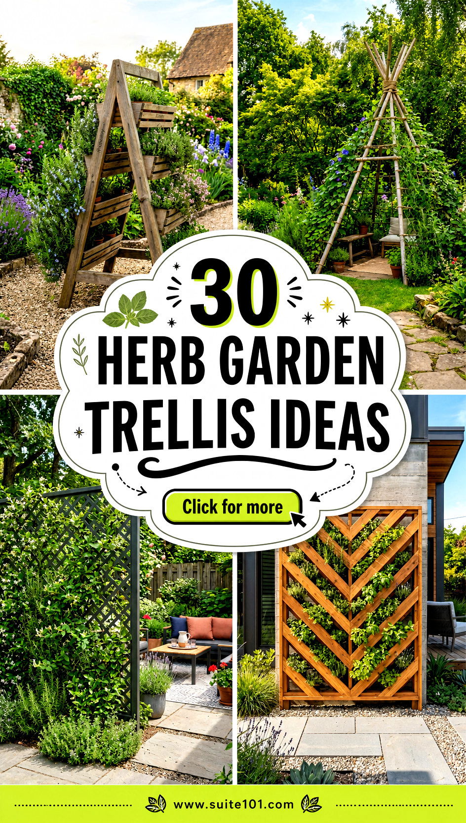 30 Herb Garden Trellis Ideas to Grow Up Not Out With Style - 30 Herb Garden Trellis Ideas to Grow Up, Not Out With Style
