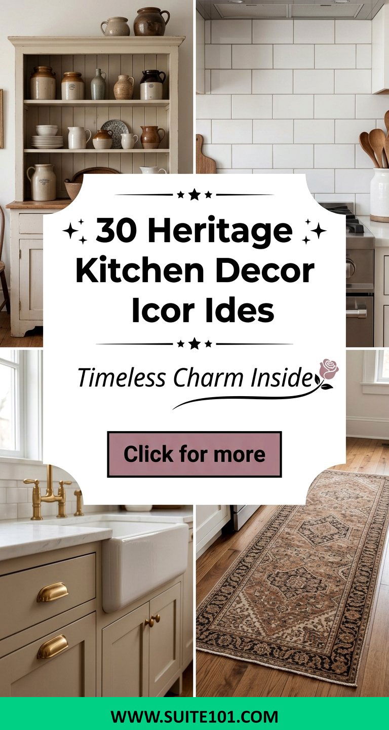 30 Heritage Kitchen Decor Ideas to Make Your Home Feel Timeless - 30 Heritage Kitchen Decor Ideas to Make Your Home Feel Timeless