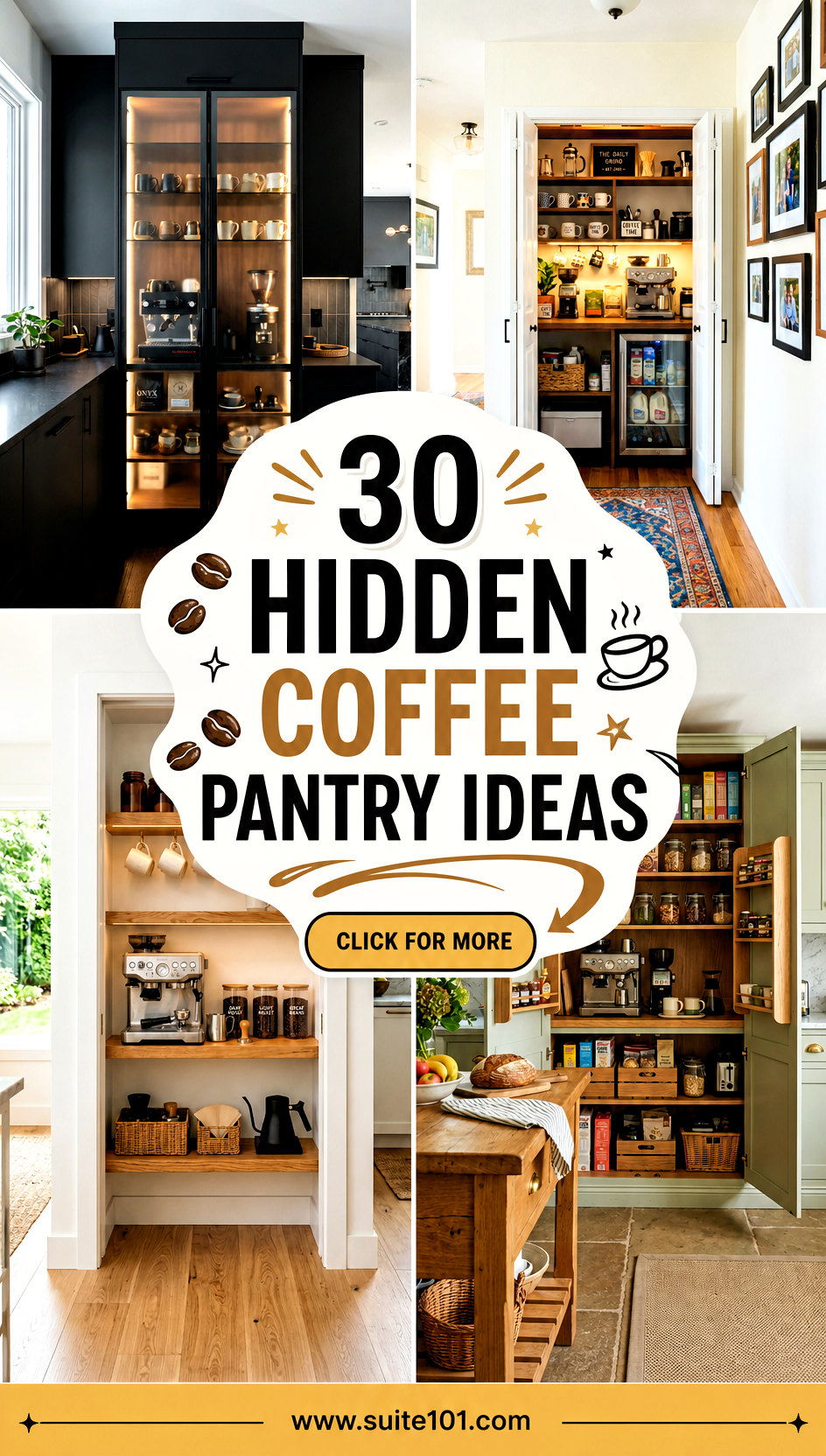 30 Hidden Coffee Pantry Ideas for a Sleek Morning Setup - 30 Hidden Coffee Pantry Ideas for a Sleek Morning Setup