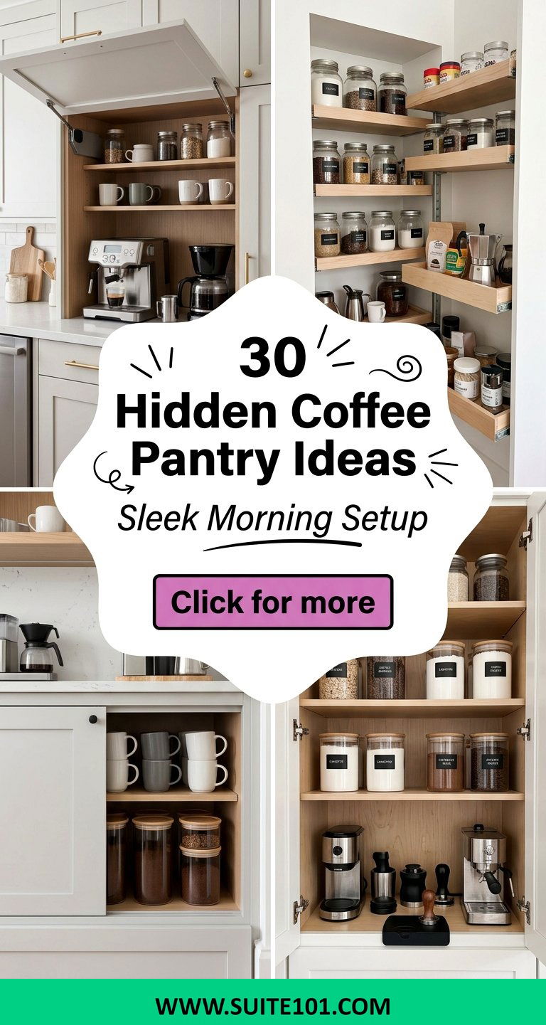 30 Hidden Coffee Pantry Ideas for a Sleek Morning Setup - 30 Hidden Coffee Pantry Ideas for a Sleek Morning Setup