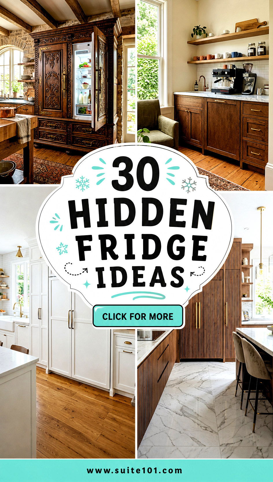 30 Hidden Fridge Ideas That Keep Your Kitchen Looking Seamless - 30 Hidden Fridge Ideas That Keep Your Kitchen Looking Seamless
