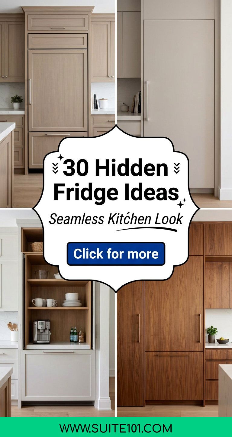 30 Hidden Fridge Ideas That Keep Your Kitchen Looking Seamless - 30 Hidden Fridge Ideas That Keep Your Kitchen Looking Seamless