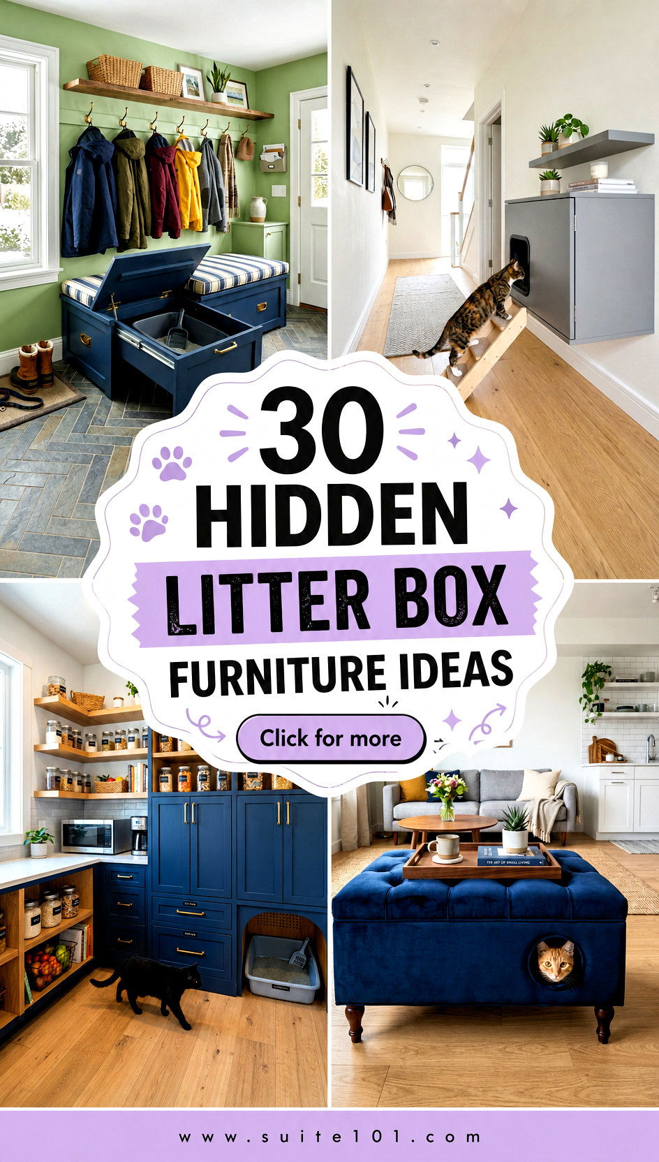 30 Hidden Litter Box Furniture Ideas for Odor-Free Homes - 30 Hidden Litter Box Furniture Ideas for Odor-Free Homes