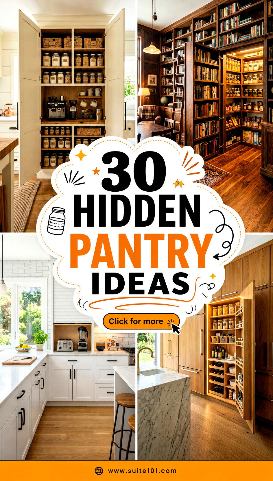 30 Hidden Pantry Ideas to Maximize Space and Keep It Stylish - 30 Hidden Pantry Ideas to Maximize Space and Keep It Stylish