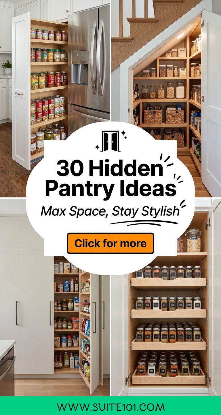 30 Hidden Pantry Ideas to Maximize Space and Keep It Stylish - 30 Hidden Pantry Ideas to Maximize Space and Keep It Stylish