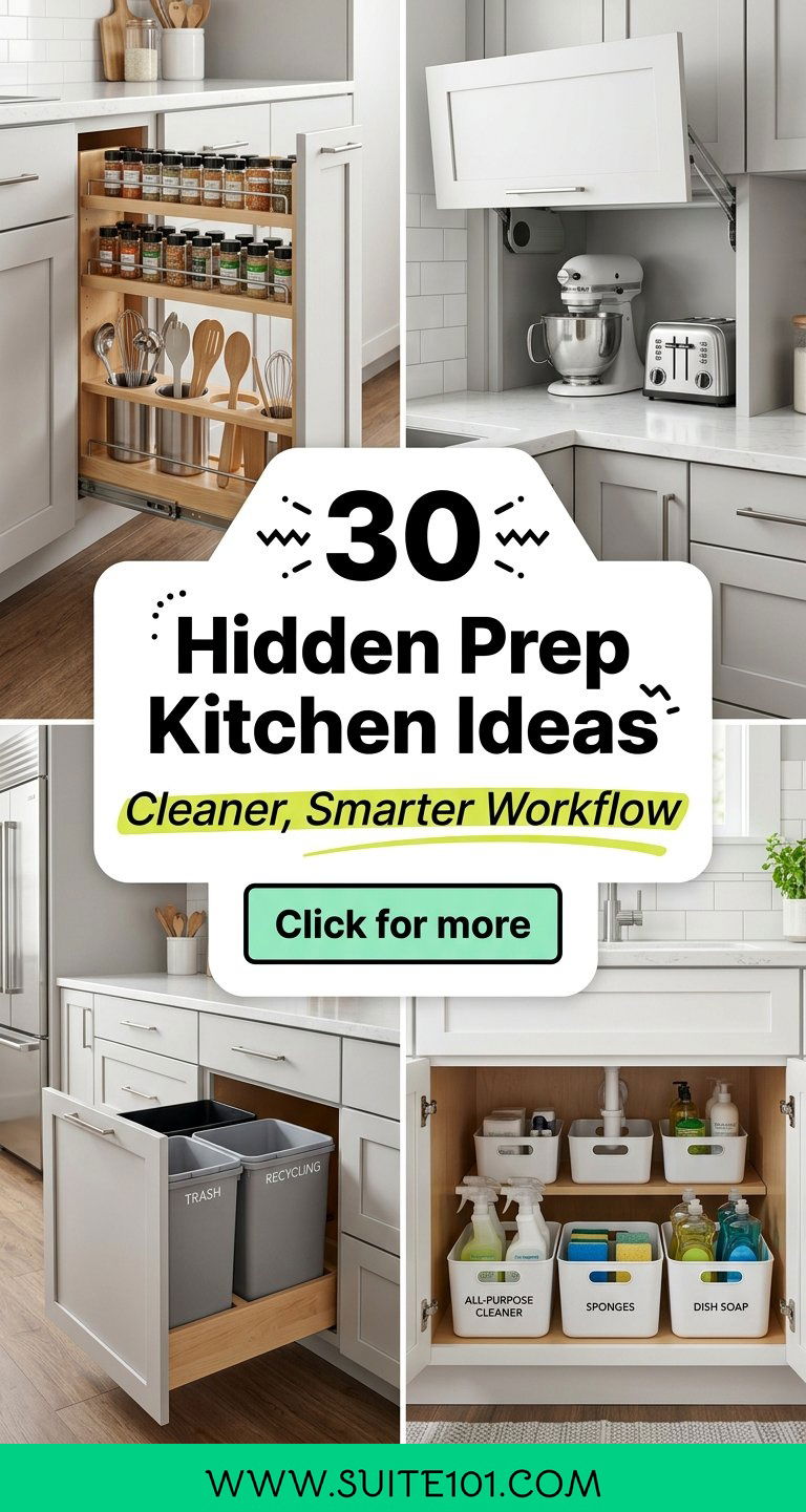 30 Hidden Prep Kitchen Ideas for a Cleaner Smarter Workflow - 30 Hidden Prep Kitchen Ideas for a Cleaner, Smarter Workflow