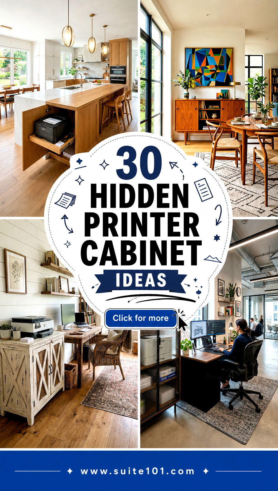 30 Hidden Printer Cabinet Ideas That Look Built-In and Sleek - 30 Hidden Printer Cabinet Ideas That Look Built-In and Sleek