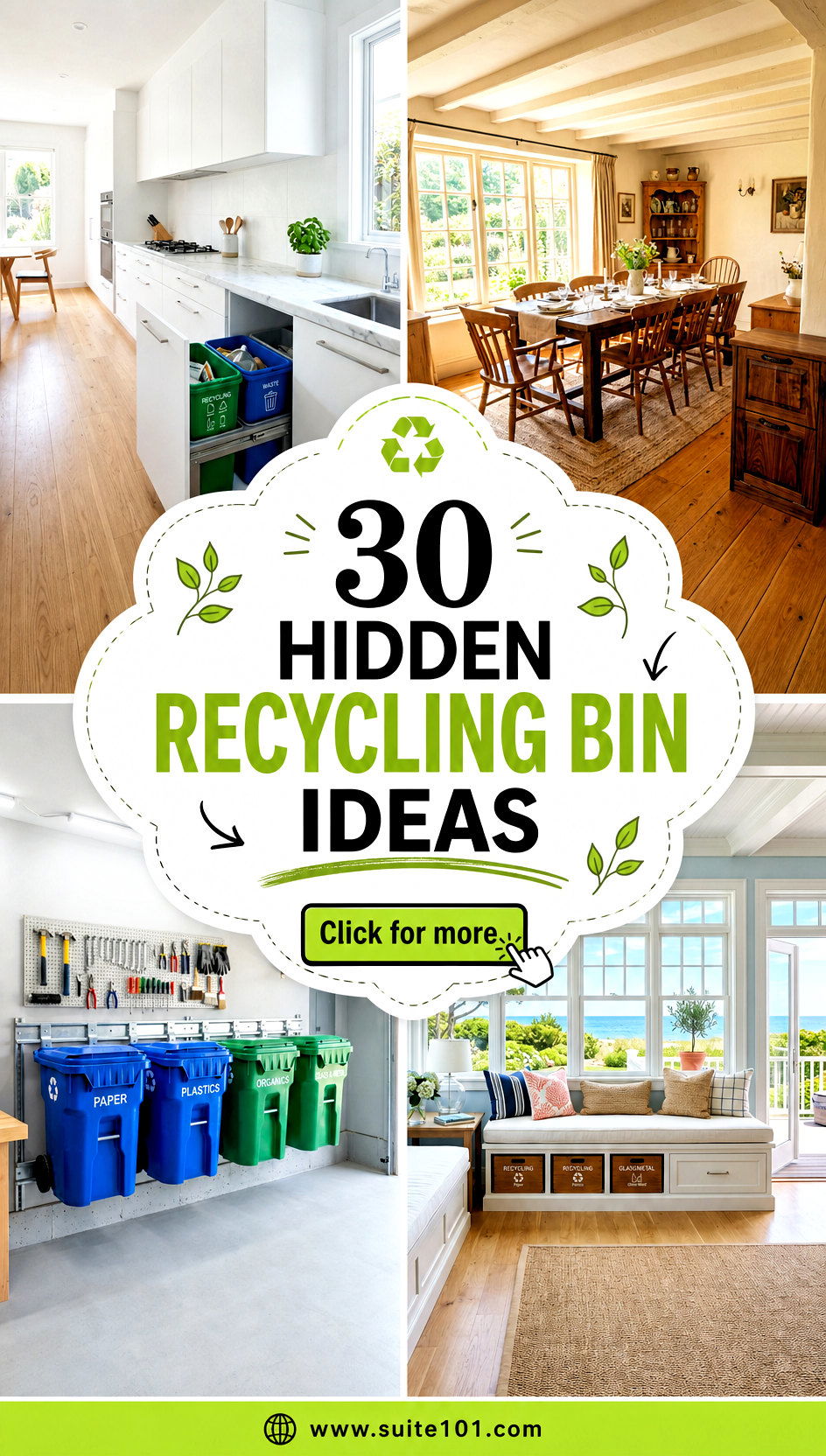 30 Hidden Recycling Bin Ideas to Stay Tidy and Eco-Friendly - 30 Hidden Recycling Bin Ideas to Stay Tidy and Eco-Friendly