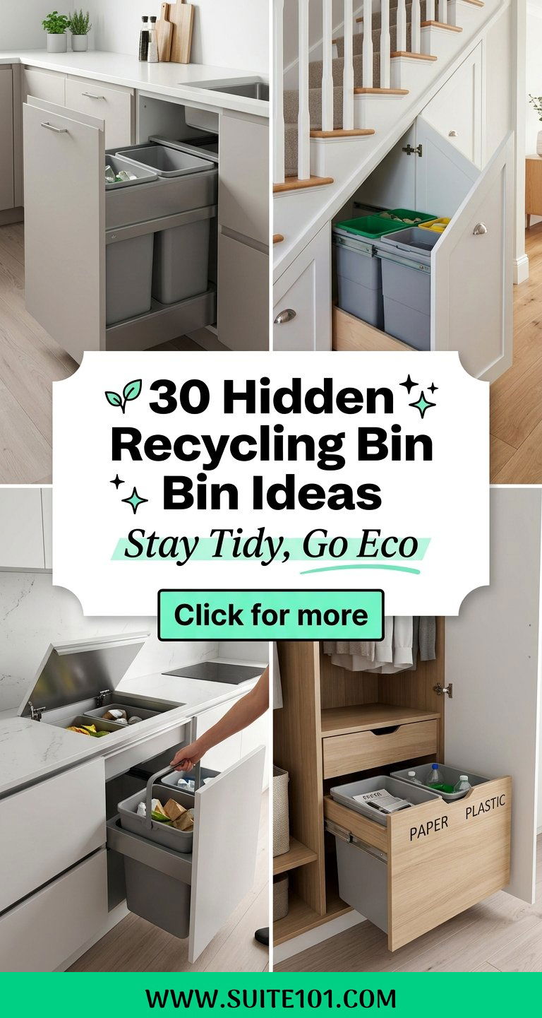 30 Hidden Recycling Bin Ideas to Stay Tidy and Eco-Friendly - 30 Hidden Recycling Bin Ideas to Stay Tidy and Eco-Friendly
