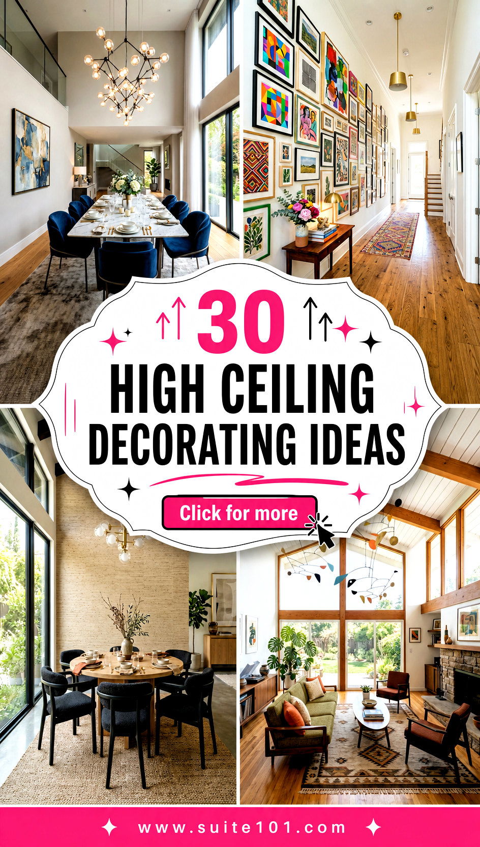 30 High Ceiling Decorating Ideas to Make Rooms Feel Bigger - 30 High Ceiling Decorating Ideas to Make Rooms Feel Bigger