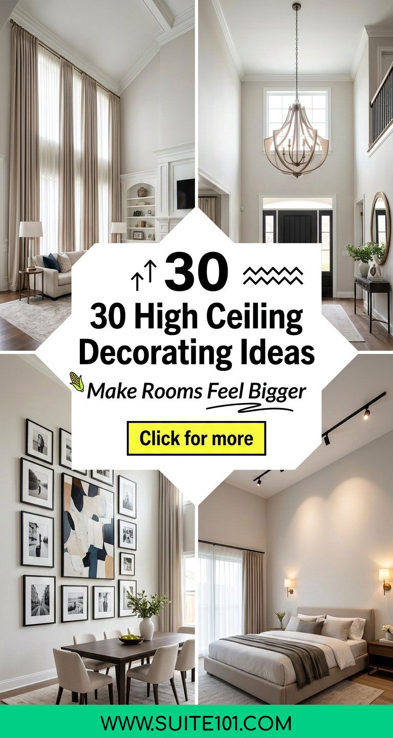 30 High Ceiling Decorating Ideas to Make Rooms Feel Bigger - 30 High Ceiling Decorating Ideas to Make Rooms Feel Bigger
