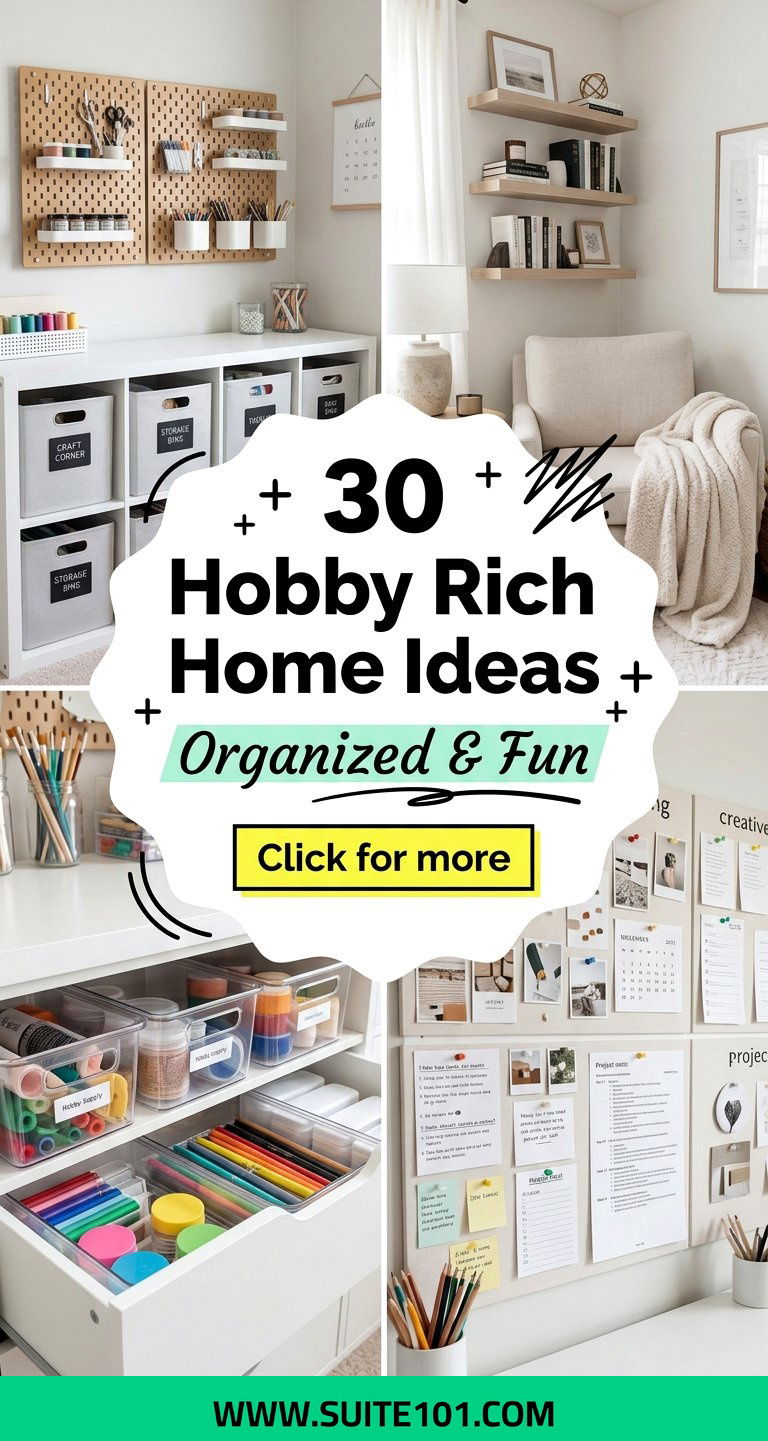 30 Hobby Rich Home Ideas That Keep Life Organized and Fun - 30 Hobby Rich Home Ideas That Keep Life Organized and Fun