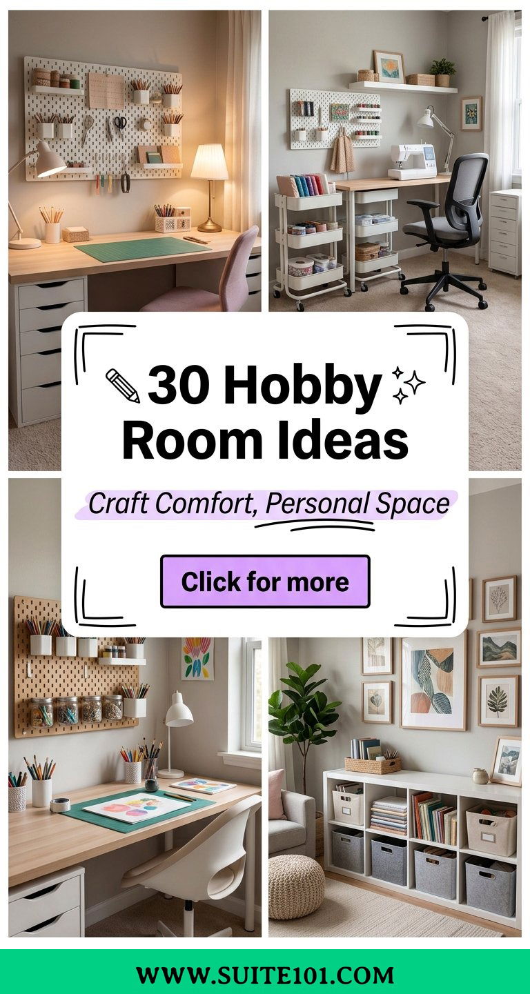 30 Hobby Room Ideas to Craft Comfort Into Your Personal Space - 30 Hobby Room Ideas to Craft Comfort Into Your Personal Space