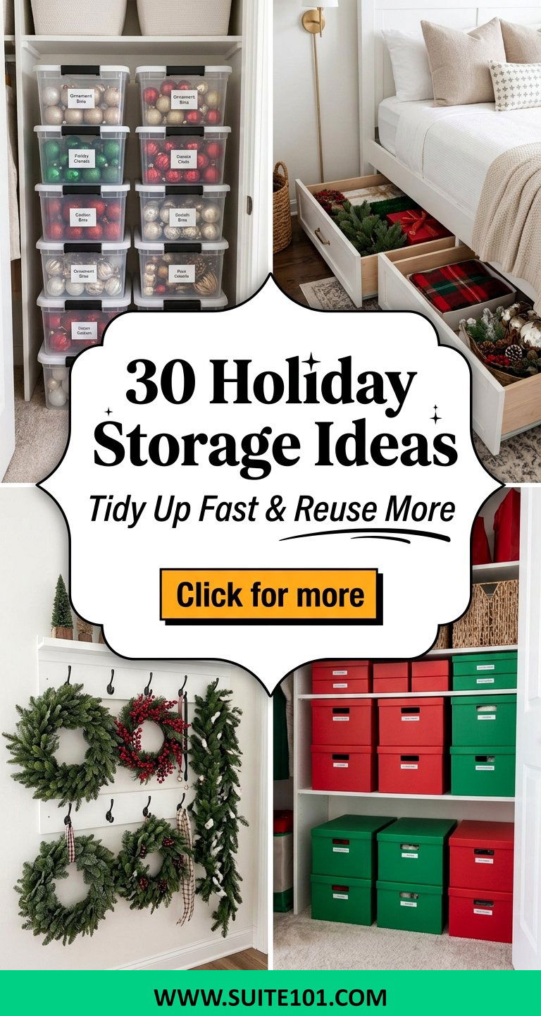 30 Holiday Storage Ideas to Tidy Up Fast and Reuse More - 30 Holiday Storage Ideas to Tidy Up Fast and Reuse More