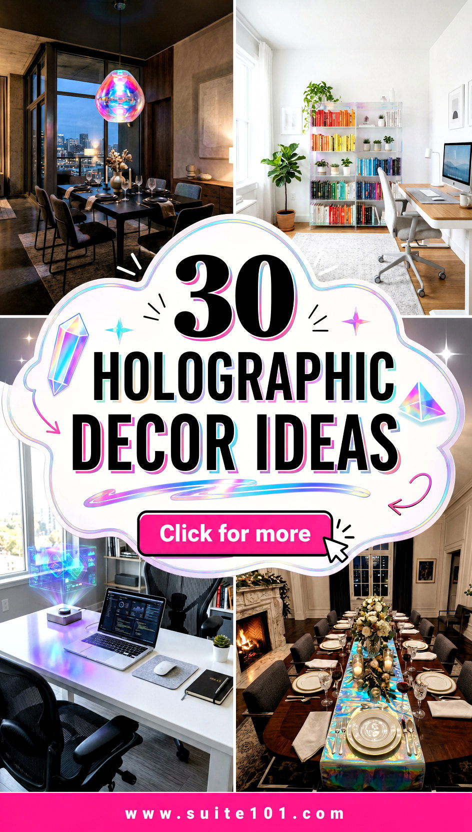 30 Holographic Decor Ideas To Sparkle Up Any Room Instantly - 30 Holographic Decor Ideas To Sparkle Up Any Room Instantly