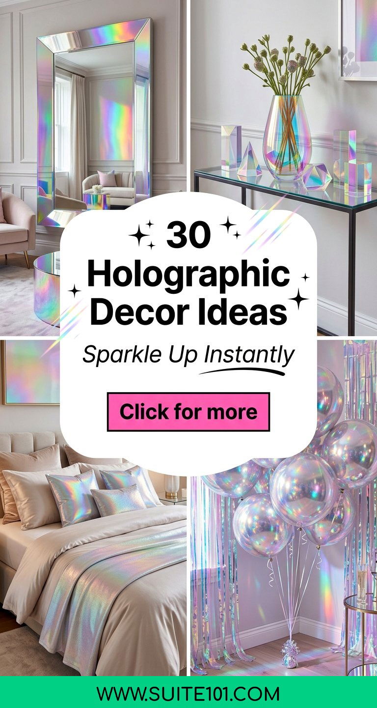30 Holographic Decor Ideas To Sparkle Up Any Room Instantly - 30 Holographic Decor Ideas To Sparkle Up Any Room Instantly