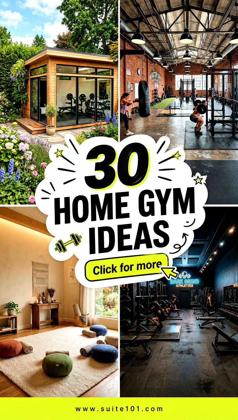 30 Home Gym Ideas to Build a Workout Space Youll Love Fast - 30 Home Gym Ideas to Build a Workout Space You'll Love Fast