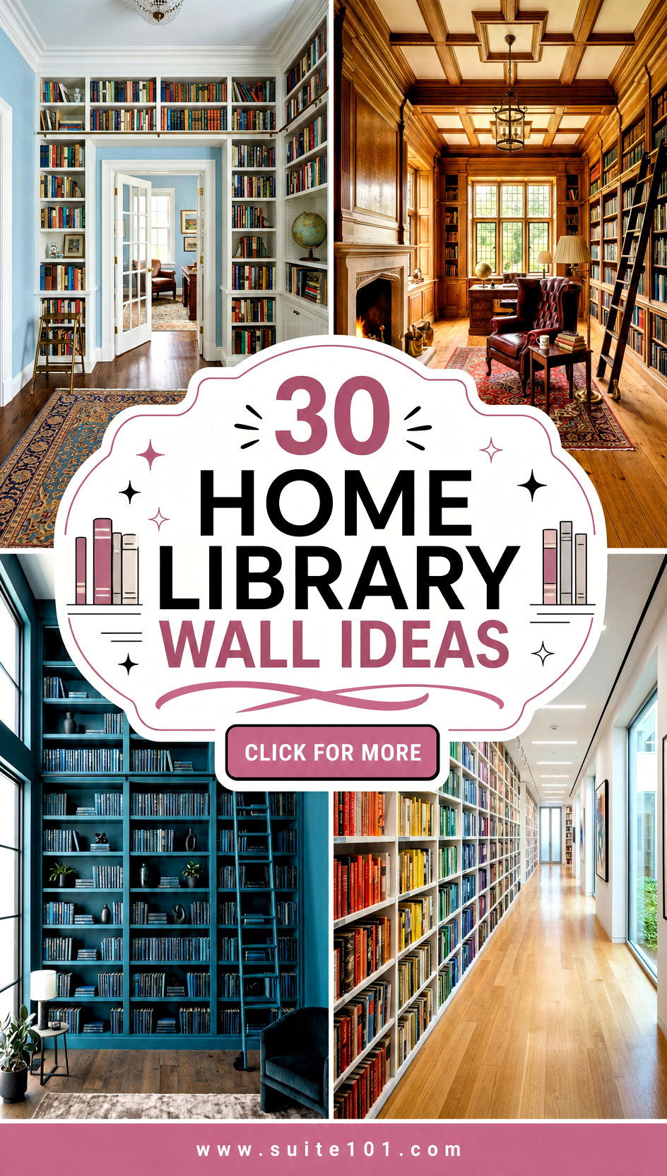 30 Home Library Wall Ideas to Style Books With Real Wow - 30 Home Library Wall Ideas to Style Books With Real Wow