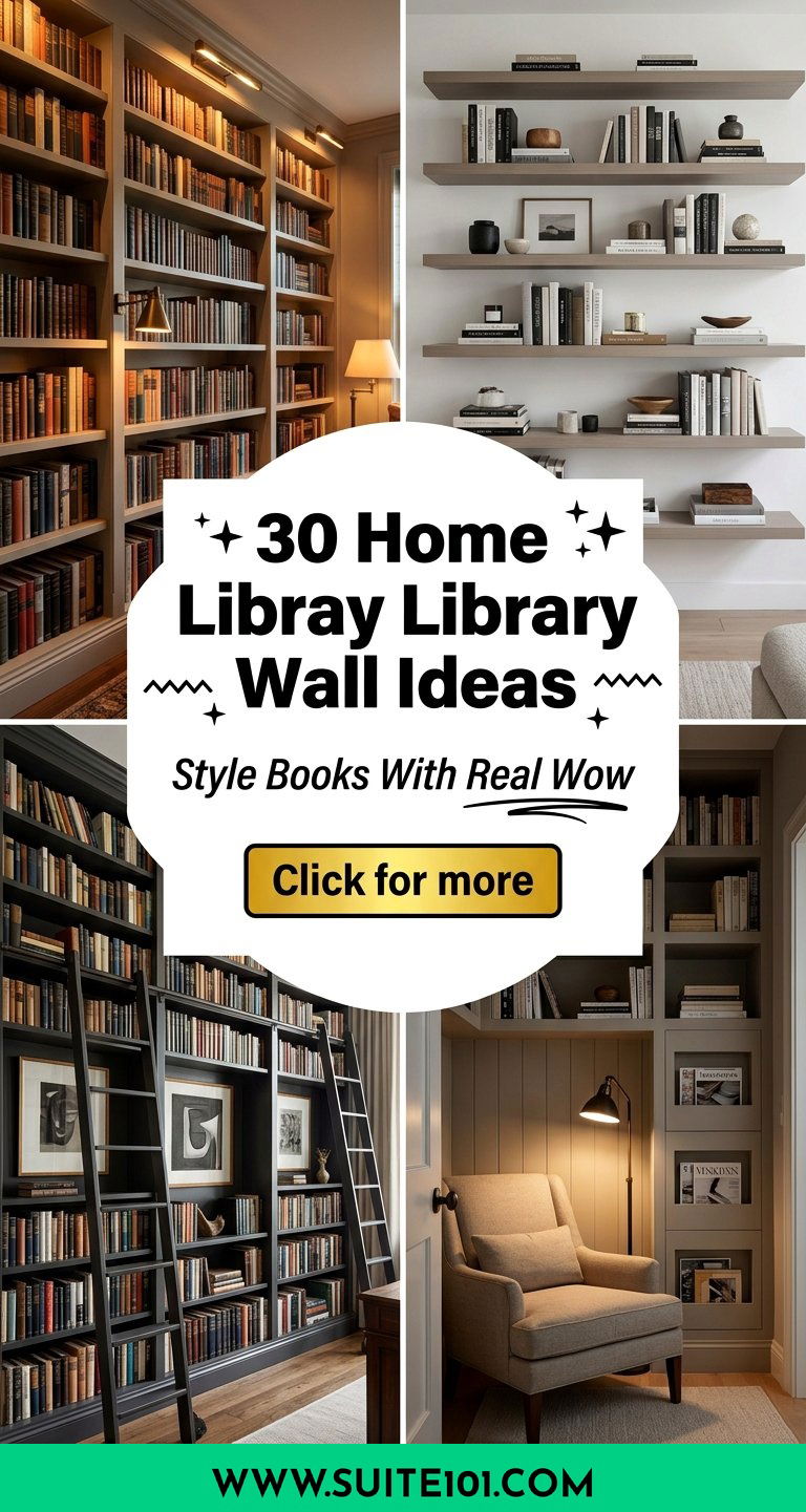 30 Home Library Wall Ideas to Style Books With Real Wow - 30 Home Library Wall Ideas to Style Books With Real Wow
