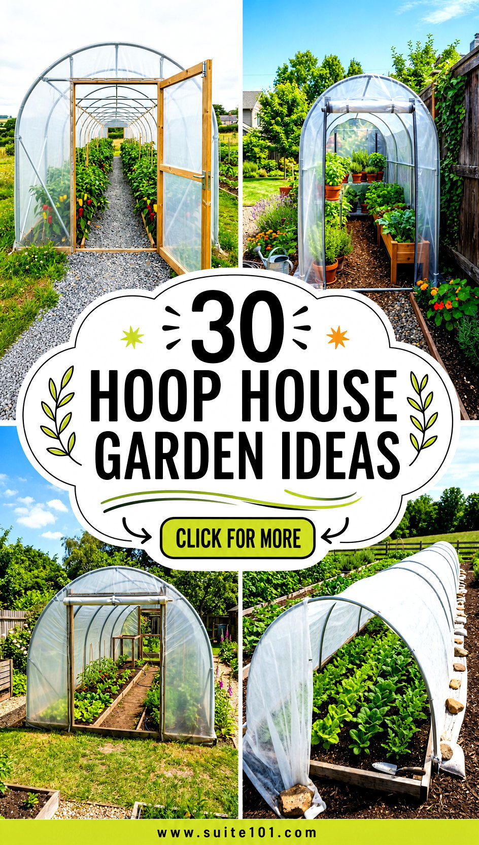 30 Hoop House Garden Ideas to Boost Your Backyard Harvest - 30 Hoop House Garden Ideas to Boost Your Backyard Harvest