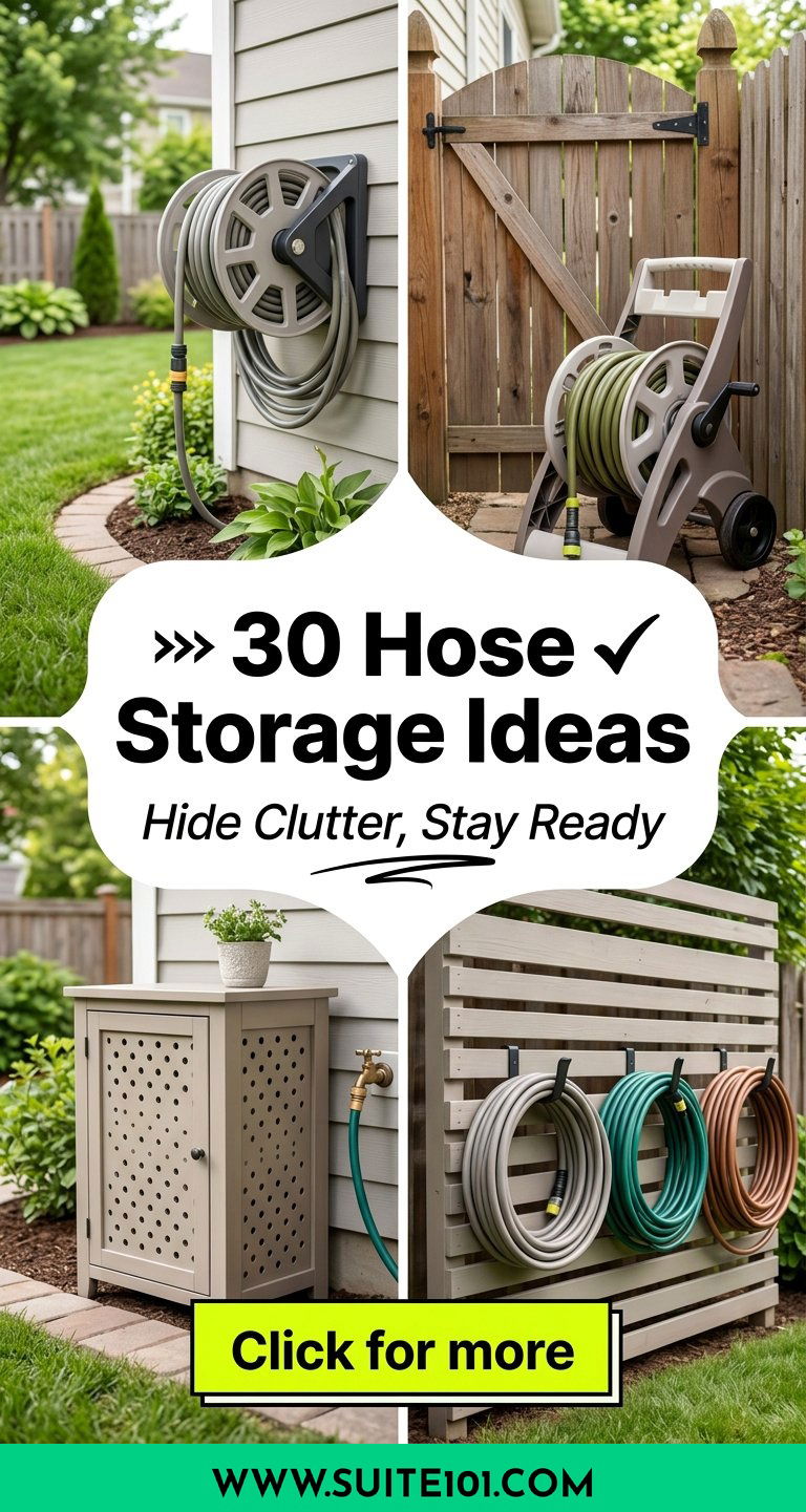30 Hose Storage Ideas to Hide Clutter and Stay Ready Fast - 30 Hose Storage Ideas to Hide Clutter and Stay Ready Fast
