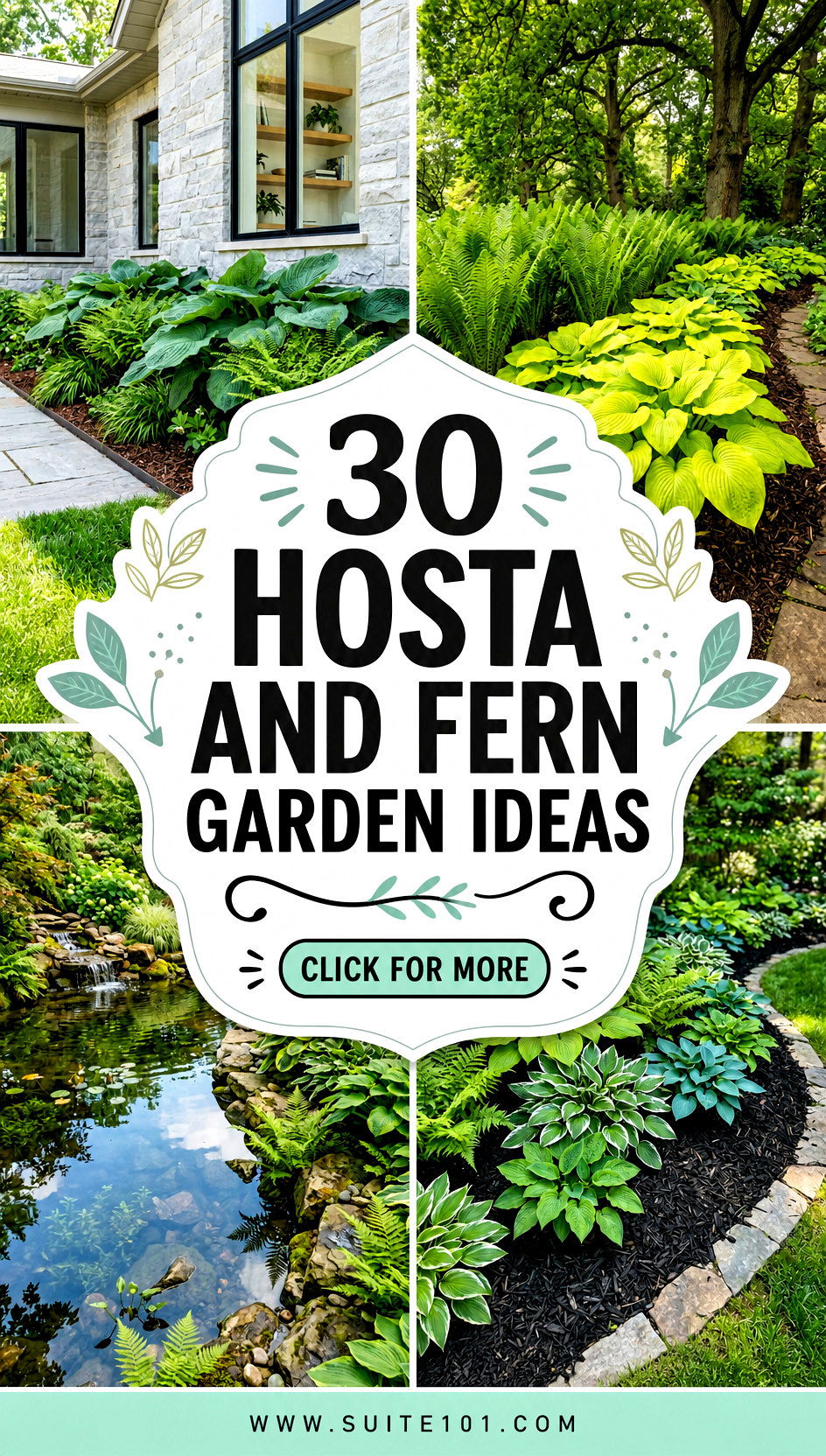 30 Hosta and Fern Garden Ideas for Lush Shade Beauty Every Season - 30 Hosta and Fern Garden Ideas for Lush Shade Beauty Every Season