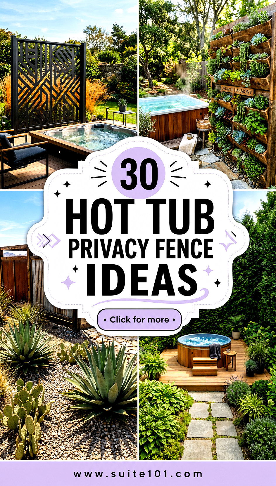 30 Hot Tub Privacy Fence Ideas for Total Relaxation In Peace - 30 Hot Tub Privacy Fence Ideas for Total Relaxation In Peace