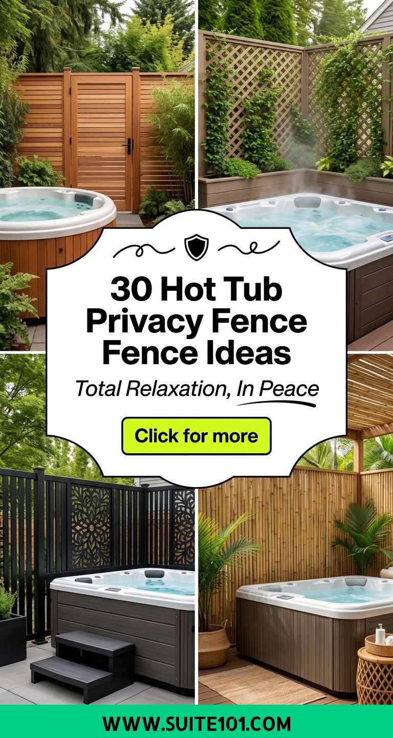 30 Hot Tub Privacy Fence Ideas for Total Relaxation In Peace - 30 Hot Tub Privacy Fence Ideas for Total Relaxation In Peace