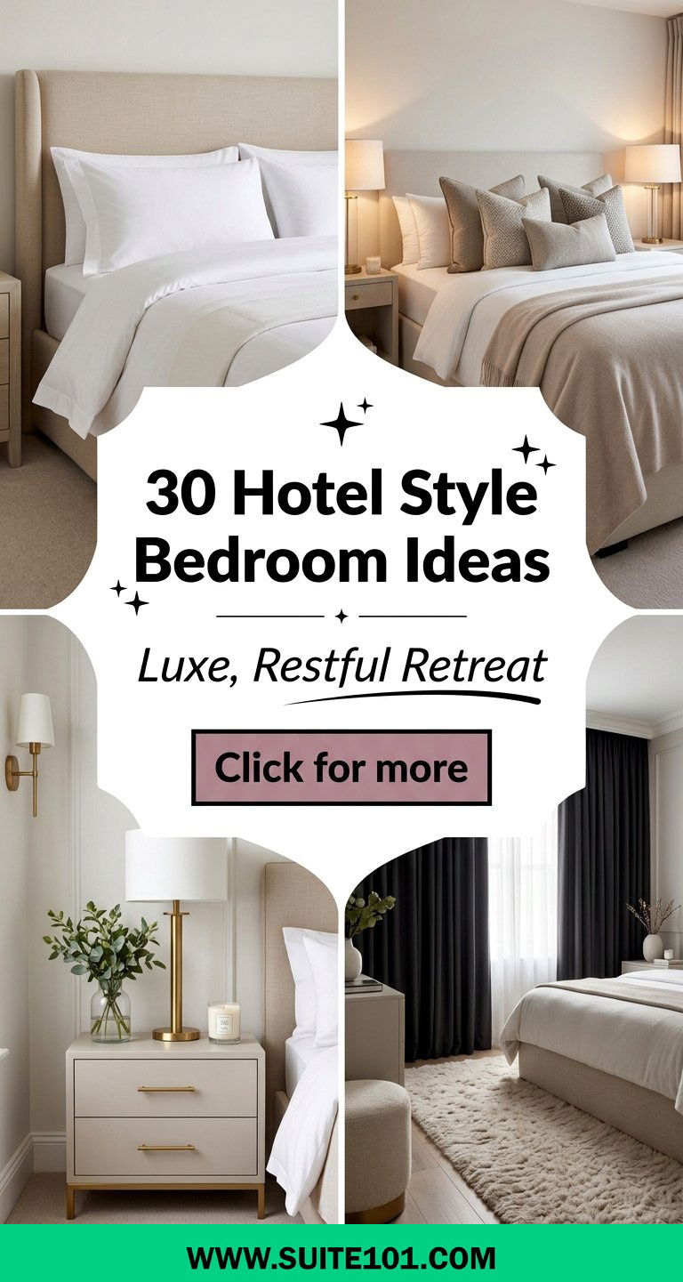 30 Hotel Style Bedroom Ideas for a Luxe Restful Retreat at Home - 30 Hotel Style Bedroom Ideas for a Luxe, Restful Retreat at Home
