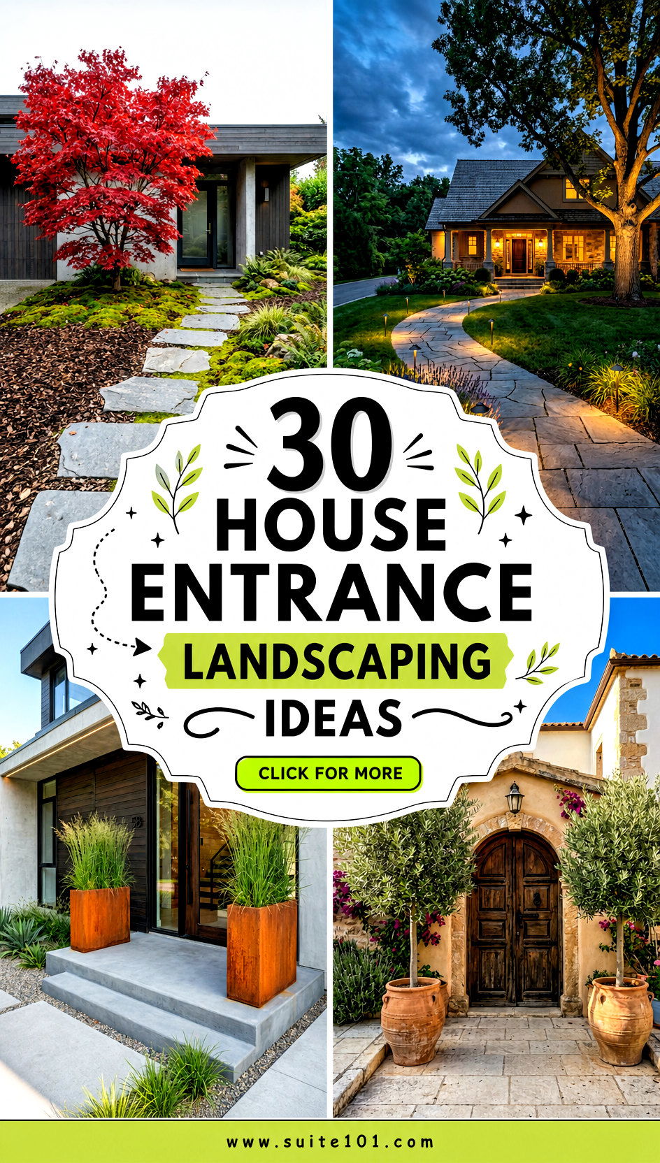 30 House Entrance Landscaping Ideas for a Wow First Impression - 30 House Entrance Landscaping Ideas for a Wow First Impression