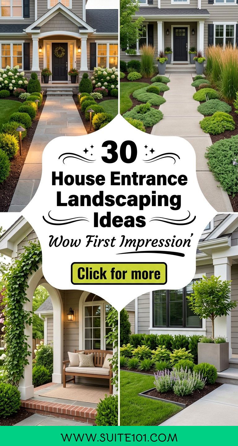 30 House Entrance Landscaping Ideas for a Wow First Impression - 30 House Entrance Landscaping Ideas for a Wow First Impression