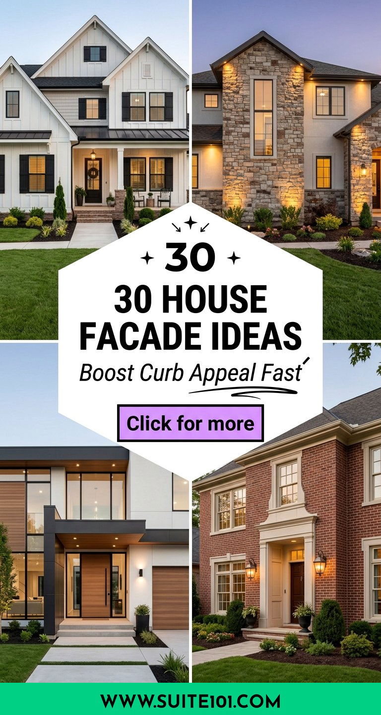 30 House Facade Ideas to Elevate Your Curb Appeal Fast Today - 30 House Facade Ideas to Elevate Your Curb Appeal Fast Today
