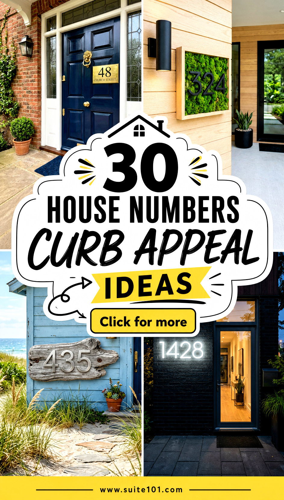 30 House Numbers Curb Appeal Ideas for Impressive Street-Ready - 30 House Numbers Curb Appeal Ideas for Impressive Street-Ready